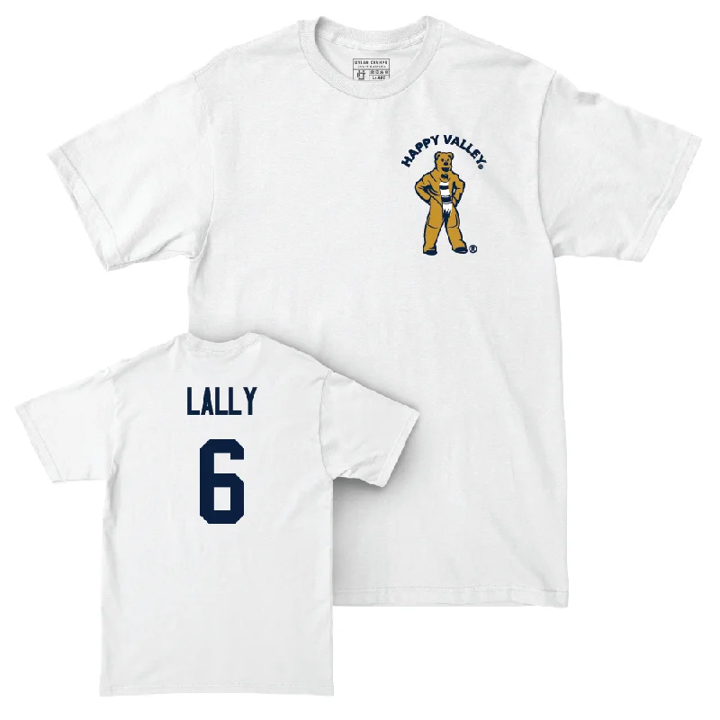 Women's Volleyball White Happy Valley Comfort Colors Tee  - Kate Lally