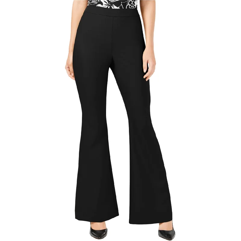 I-N-C Womens Solid Casual Wide Leg Pants