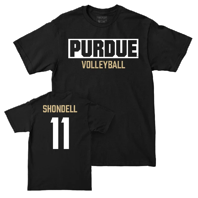 Women's Volleyball Black Staple Tee  - Allie Shondell