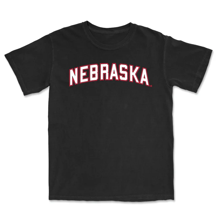 Women's Volleyball Black Nebraska Tee - Lindsay Krause