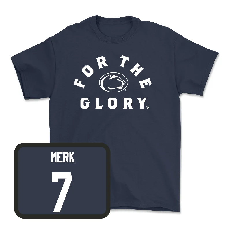 Navy Men's Volleyball For The Glory Tee - Ryan Merk