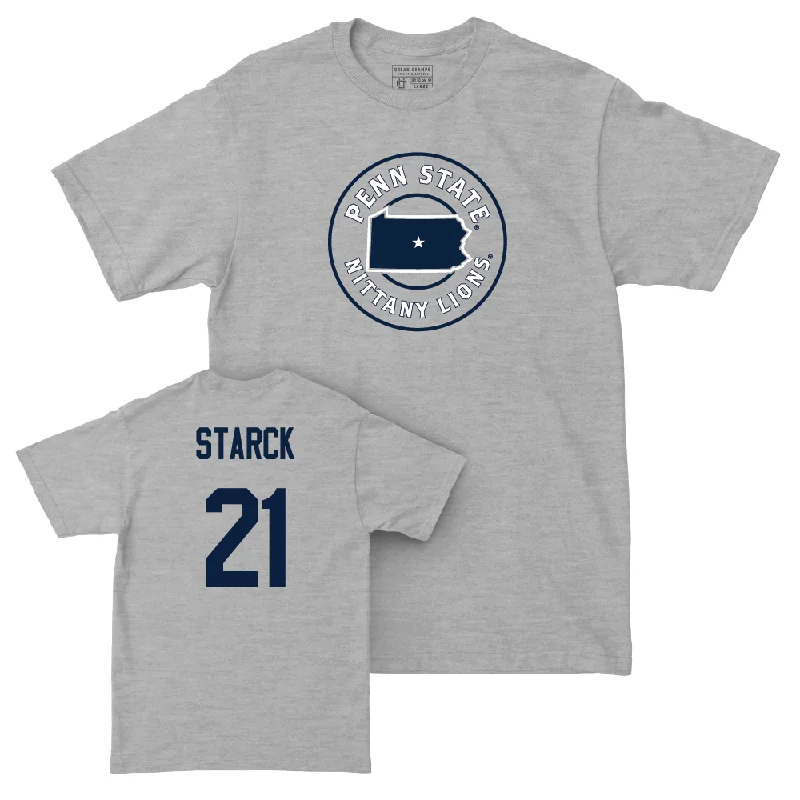 Sport Grey Women's Volleyball State Tee  - Izzy Starck