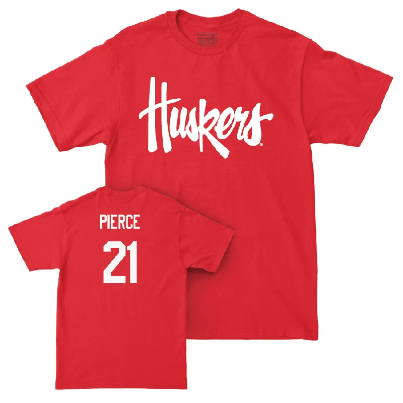 Red Women's Volleyball Huskers Tee - Skyler Pierce