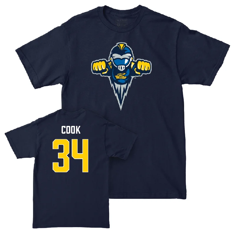 Toledo Women's Basketball Navy Legacy Tee - Jessica Cook | #34