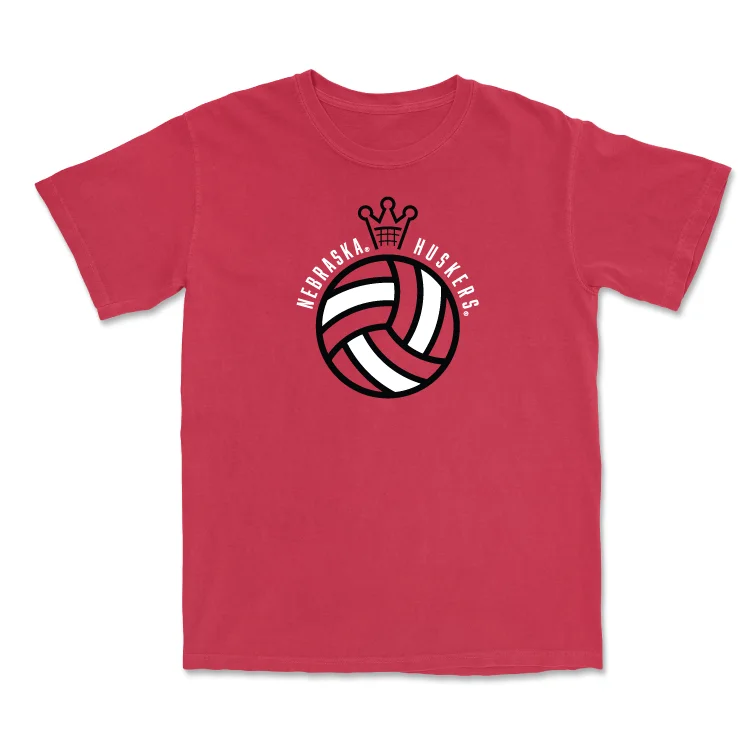 Red Women's Volleyball Crown Tee - Harper Murray