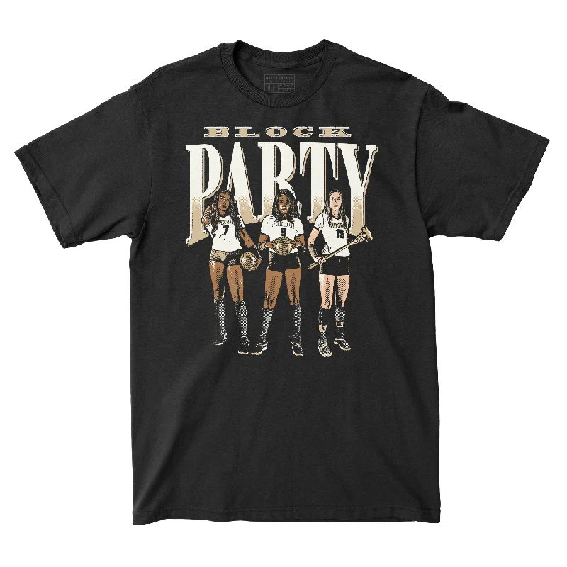 EXCLUSIVE RELEASE: Women's Volleyball Block Party Black Tee