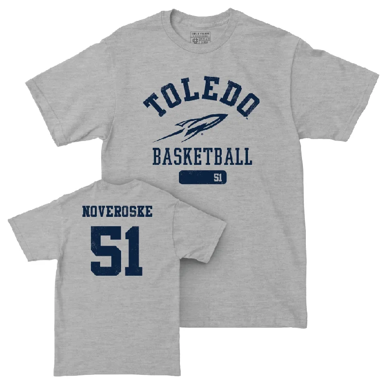 Toledo Women's Basketball Sport Grey Varsity Tee - Hannah Noveroske | #51