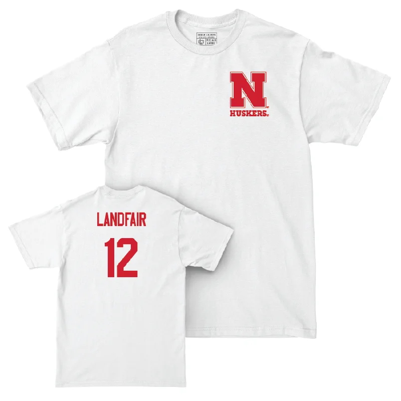 Women's Volleyball White Comfort Colors Tee - Taylor Landfair