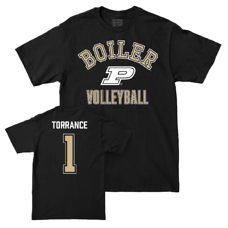 Women's Volleyball Black Classic Tee - Ava Torrance | #1