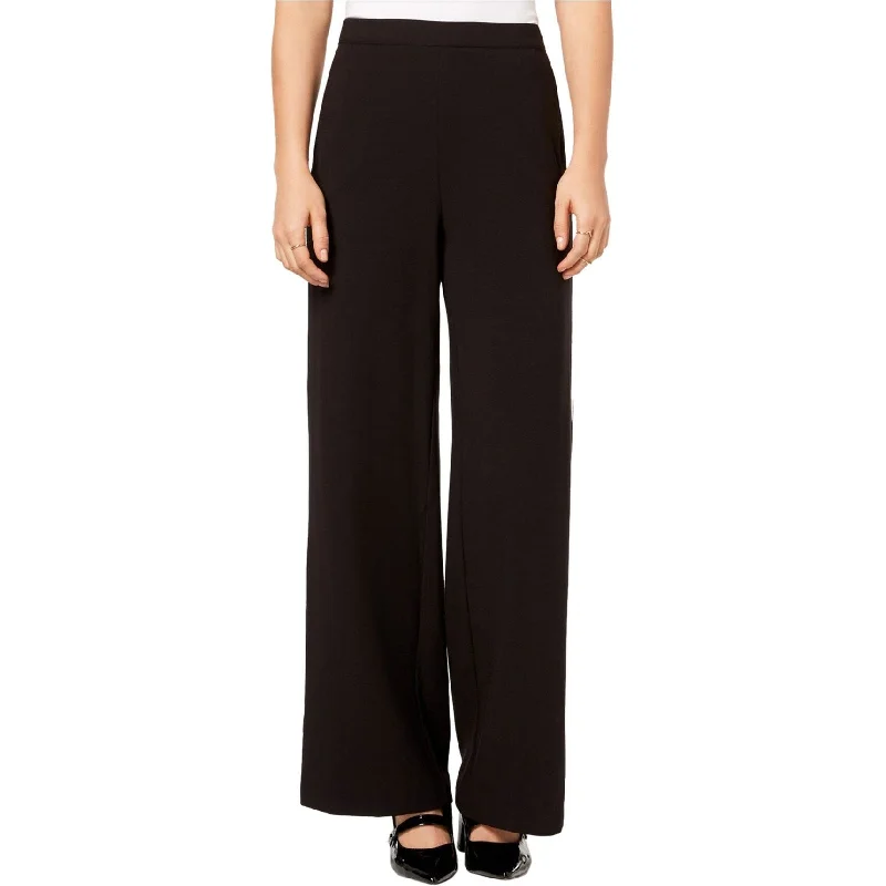 Kensie Womens Diuble-Strip Casual Wide Leg Pants