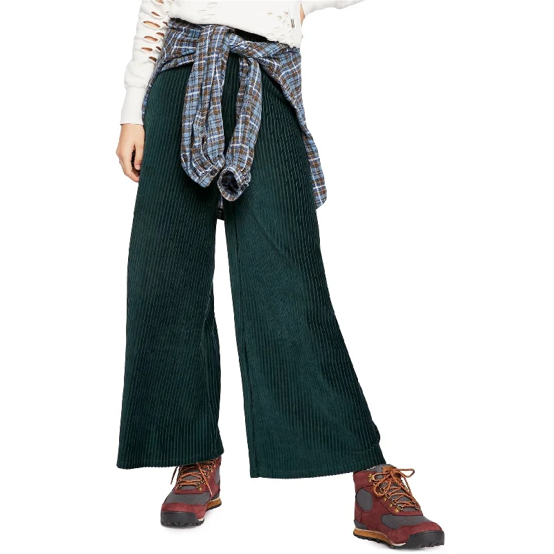 Free People Womens Bambi Casual Wide Leg Pants