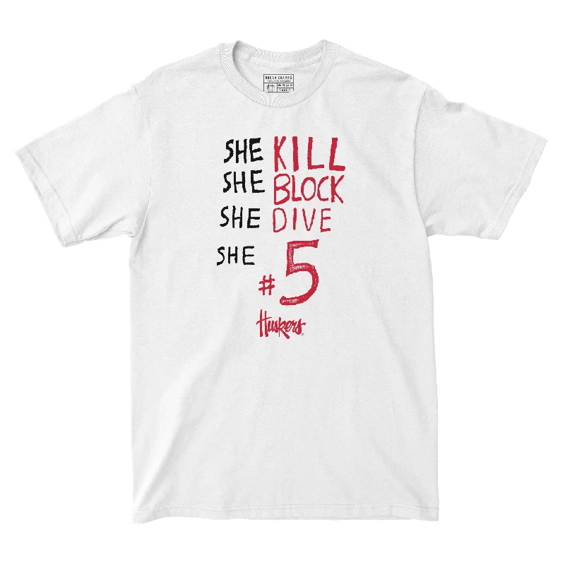 EXCLUSIVE RELEASE: Rebekah Allick Block, Kill, Dive, #5 White Tee