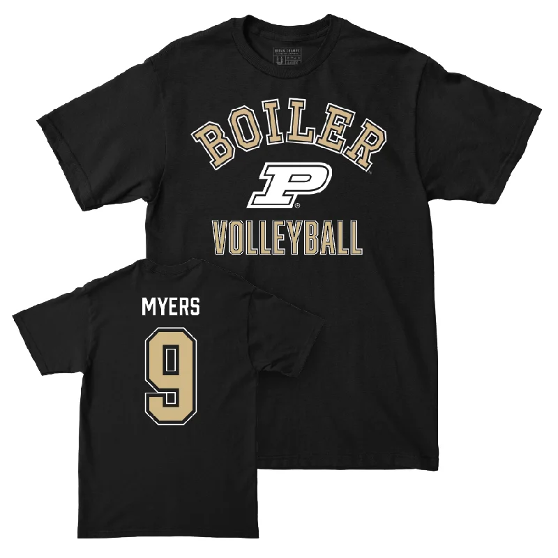 Women's Volleyball Black Classic Tee  - Lourdès Myers