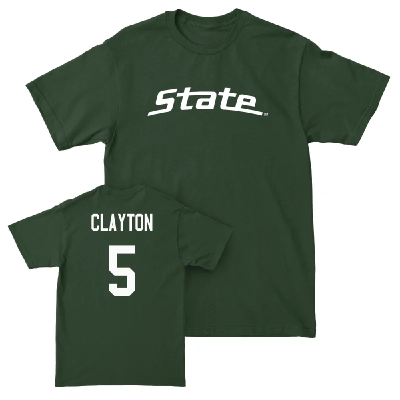 Green Women's Volleyball State Tee  - Ky Clayton