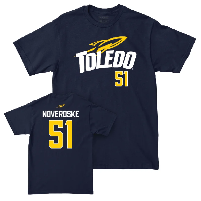 Toledo Women's Basketball Navy Sideline Tee - Hannah Noveroske | #51