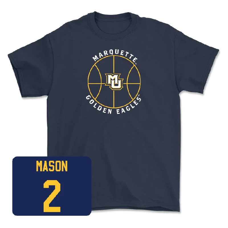 Navy Women's Basketball Hardwood Tee  - Jaidynn Mason