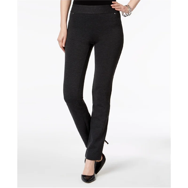 I-N-C Womens Zipper Pockets Casual Trouser Pants