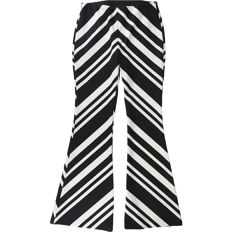 Bar Iii Womens Chevron Casual Wide Leg Pants