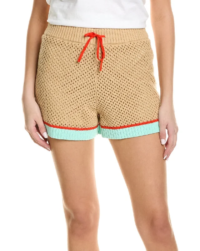 525 America Crochet Colorblock Short