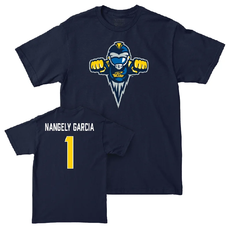 Toledo Women's Basketball Navy Legacy Tee - Nangely Garcia | #1