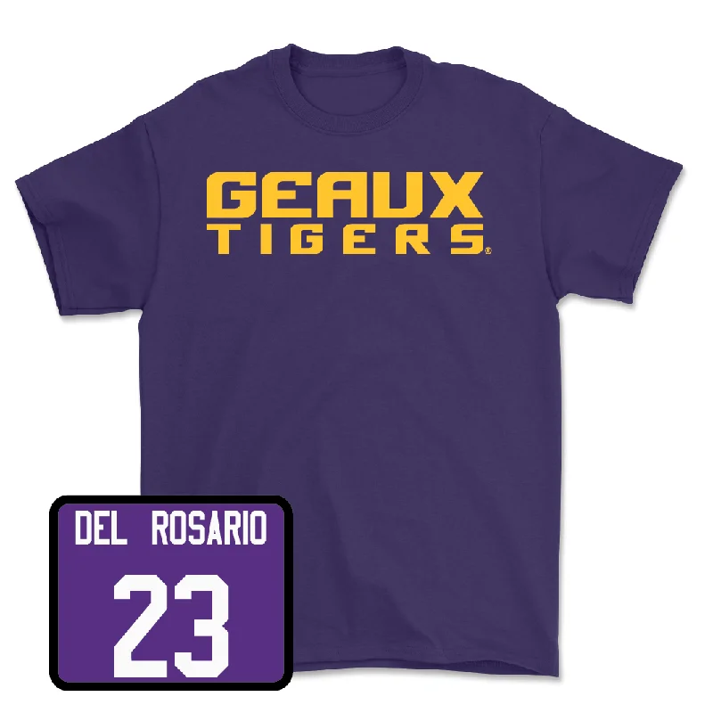 Women's Basketball Purple Geaux Tee - Aalyah Del Rosario