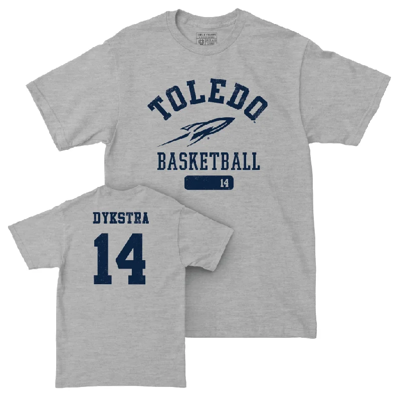 Toledo Women's Basketball Sport Grey Varsity Tee - Cadence Dykstra | #14