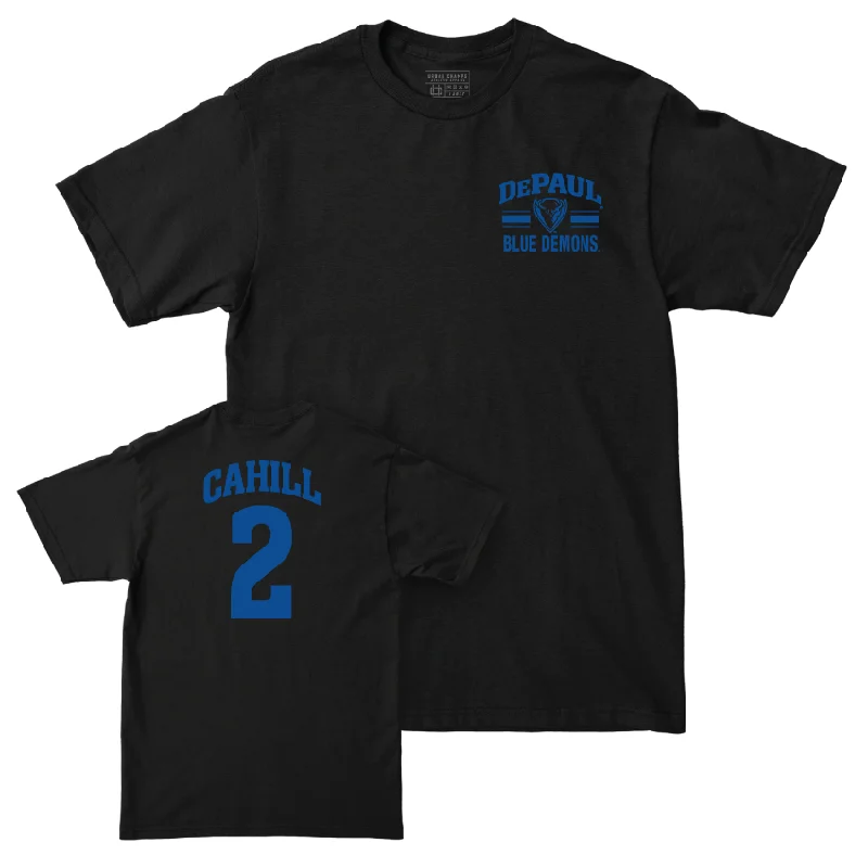 DePaul Women's Volleyball Black Victory Tee - Abby Cahill | #2