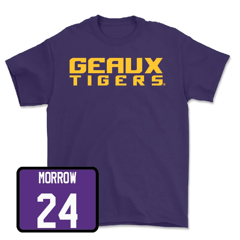 Women's Basketball Purple Geaux Tee - Aneesah Morrow