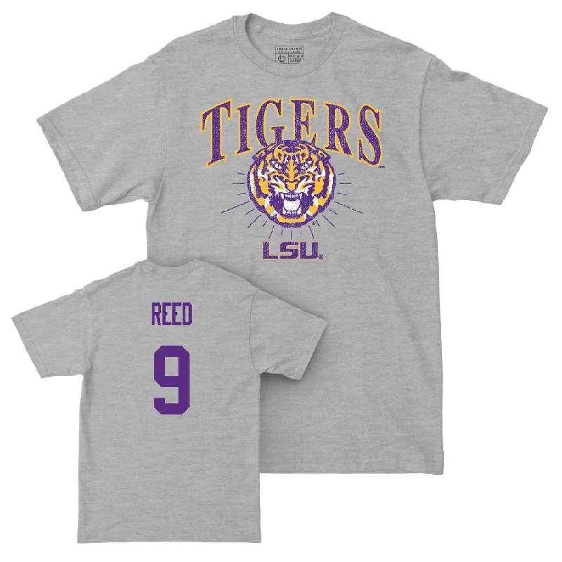 Men's Basketball Sport Grey Tigers Tee - Jalen Reed