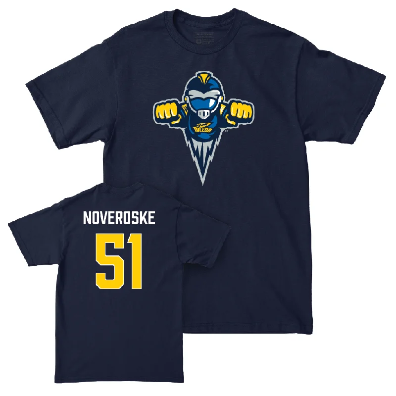 Toledo Women's Basketball Navy Legacy Tee - Hannah Noveroske | #51