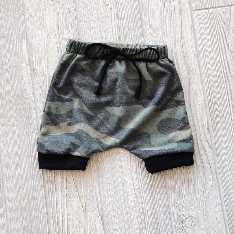 Terry Camo  • Harem Shorts