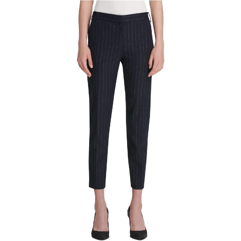 DKNY Womens Essex Ankle Dress Pants, Blue, 0