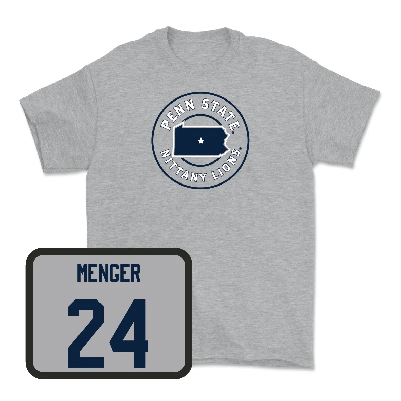 Sport Grey Women's Volleyball State Tee - Quinn Menger