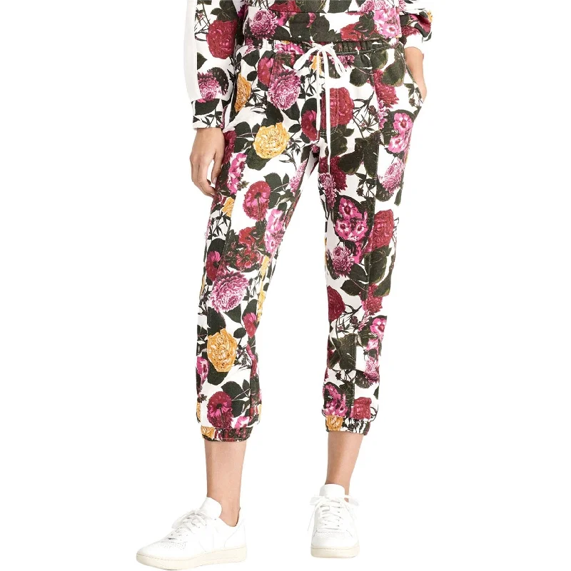 Rachel Roy Womens Floral Casual Jogger Pants