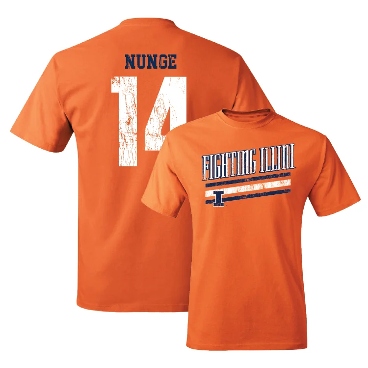 Orange Slant Tee - Jessica Nunge #14