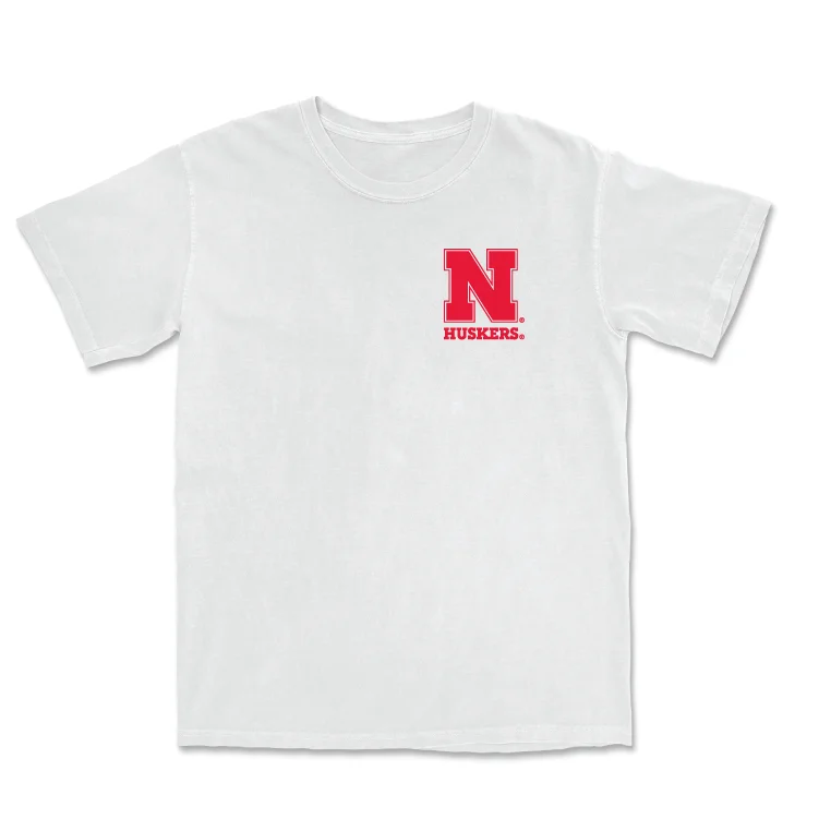 Women's Volleyball White Comfort Colors Tee - Harper Murray