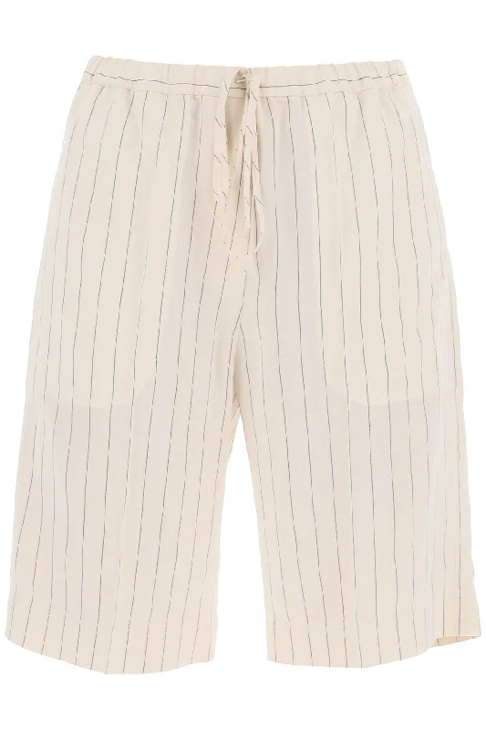 Toteme Women's Striped Viscose And Lyocell