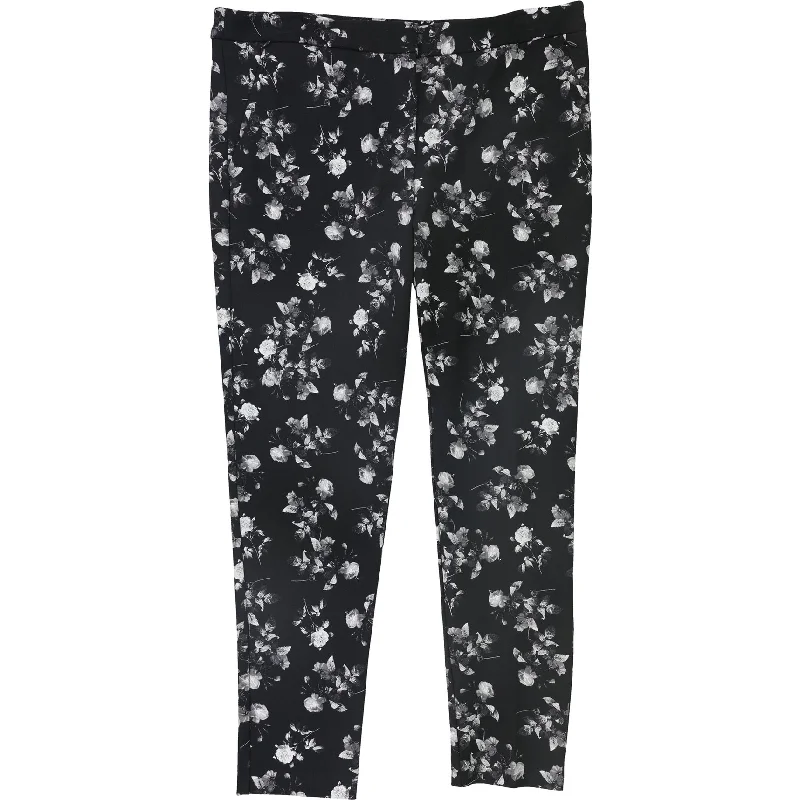 Alfani Womens Floral Casual Trouser Pants