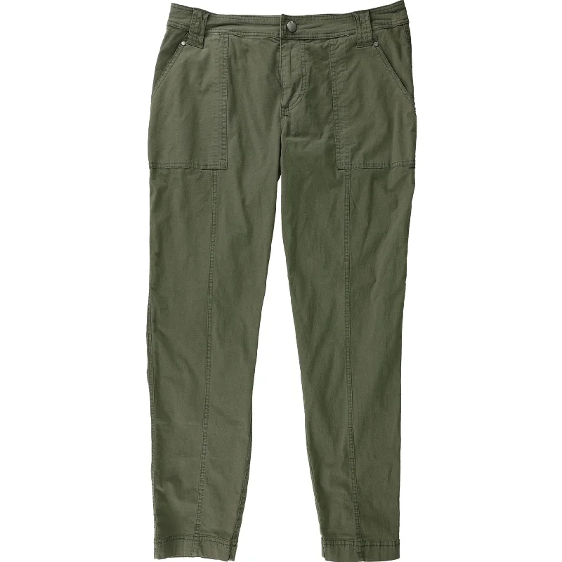 GUESS Womens Layla Cargo Casual Trouser Pants, Green, 8