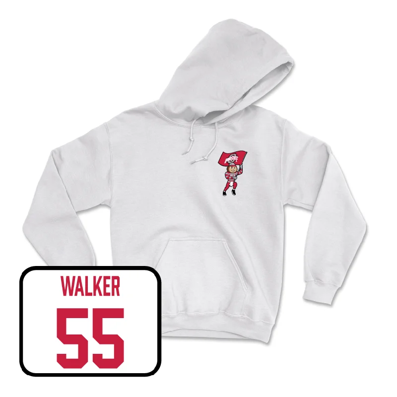 Women's Basketball White Brutus Hoodie - Eboni Walker