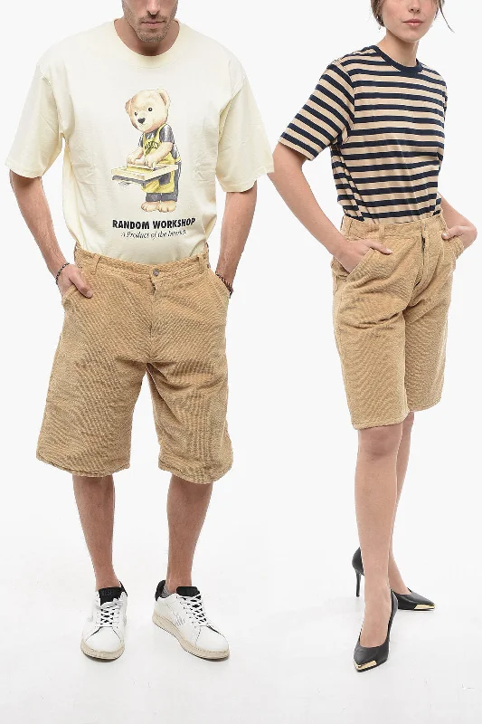 Erl Corduroy UNISEX Shorts with 3 Pockets