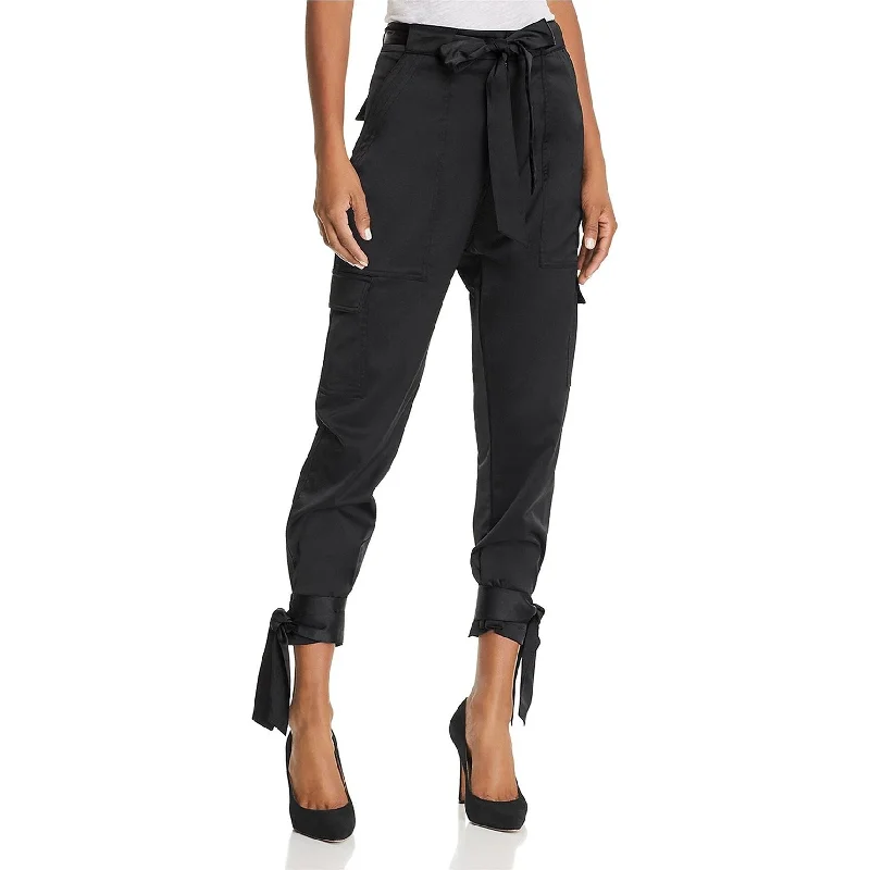 Joie Womens Erlette Casual Cargo Pants, Black, 0