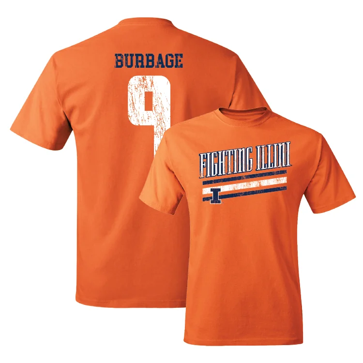 Orange Slant Tee - Kayla Burbage #9