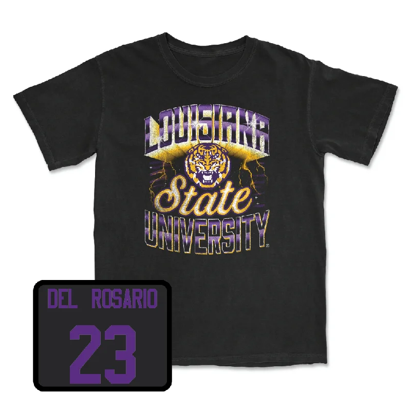 Women's Basketball Black Streetwear Tee - Aalyah Del Rosario