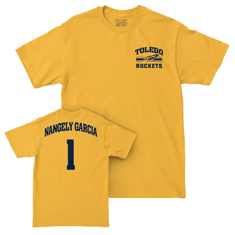 Toledo Women's Basketball Gold Victory Tee - Nangely Garcia | #1