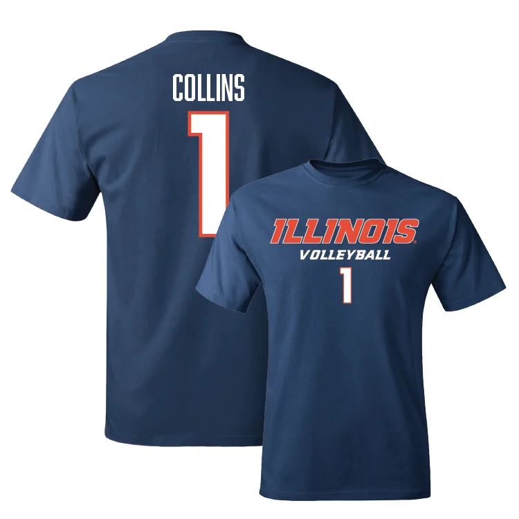 Navy Illinois Classic Tee - Kennedy Collins #1