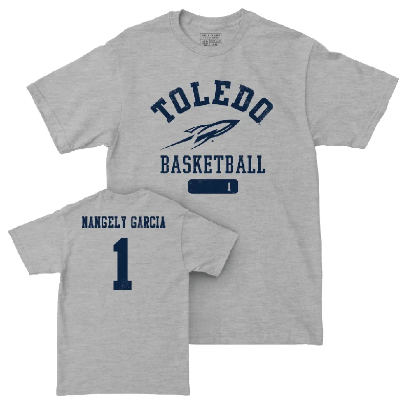 Toledo Women's Basketball Sport Grey Varsity Tee - Nangely Garcia | #1