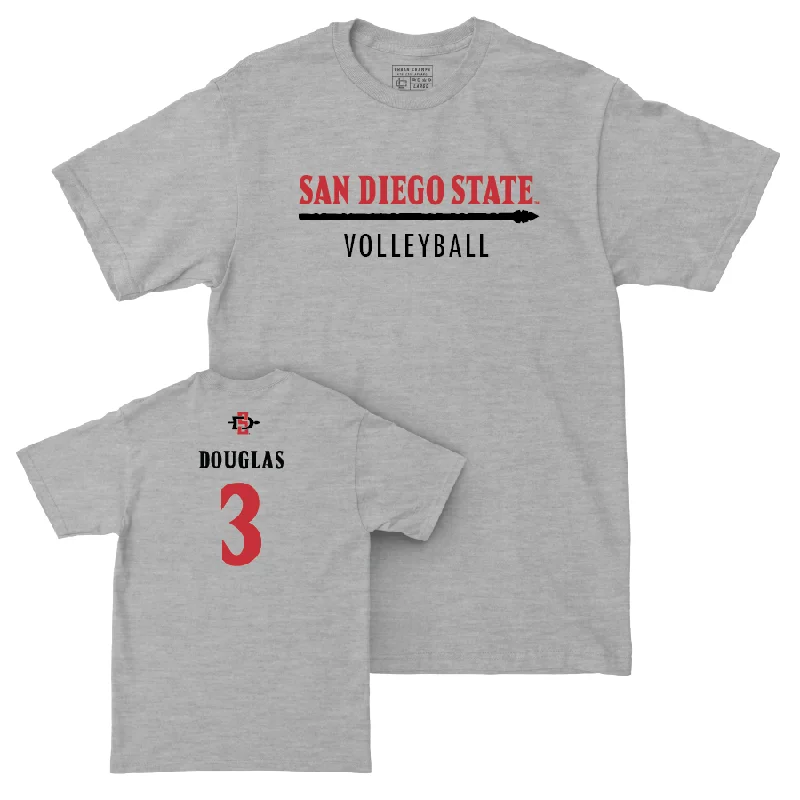 SDSU Women's Volleyball Sport Grey Classic Tee - McKenna Douglas #3