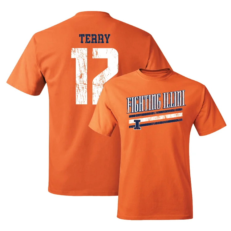 Orange Slant Tee - Raina Terry #12