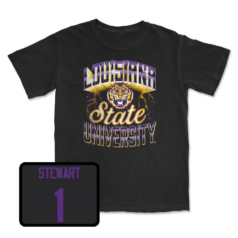 Men's Basketball Black Streetwear Tee - Carlos Stewart